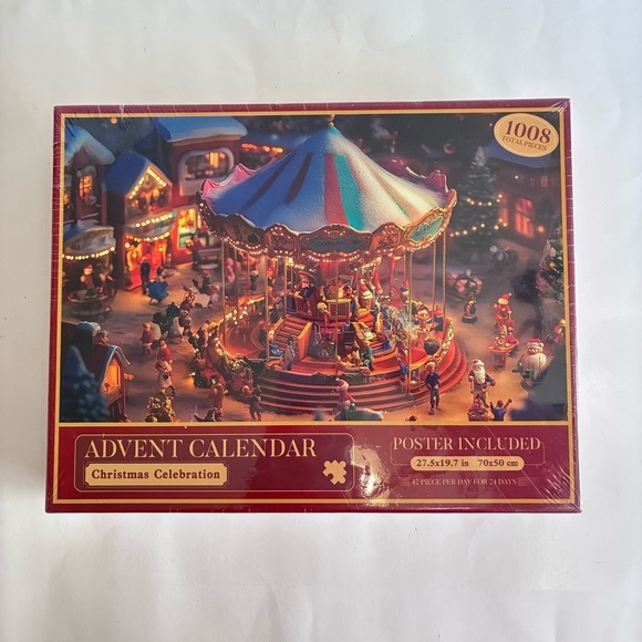 Other - Christmas Celebrations Carousel Advent Calendar Puzzle 1008 pieces